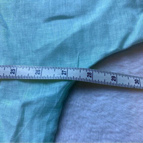 120% Lino Light Green Button Down Shirt - Picture 8 of 10